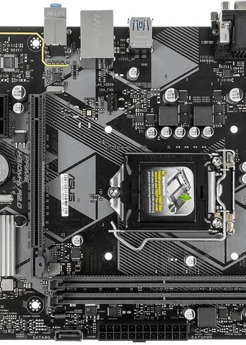 Материнская плата Asus PRIME H310M-K R2.0 RTL Soc-1151, H310, PCI-E Dsub+DVI GbLAN SATA MicroATX 2DDR4