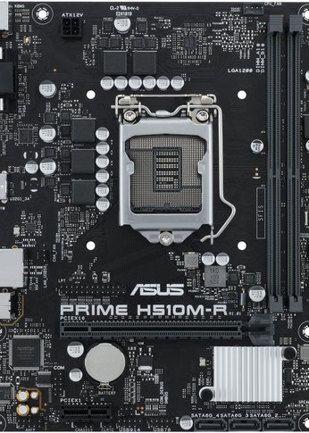 Материнская плата Asus PRIME H510M-R-SI Soc-1200, mATX, H510, 2xDDR4, VGA/HDMI/DVI
