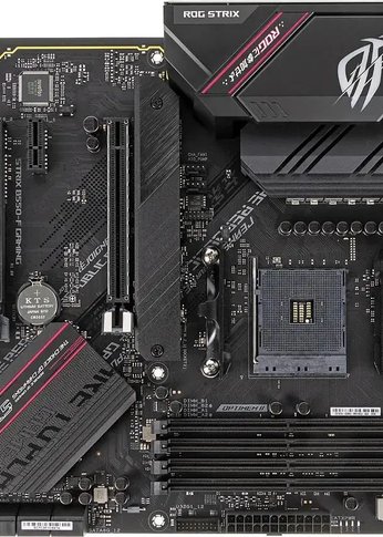 Материнская плата Asus ROG STRIX B550-F GAMING Soc-AM4 AMD B550 4xDDR4 ATX AC`97 8ch(7.1) 2.5Gg RAID+HDMI+DP