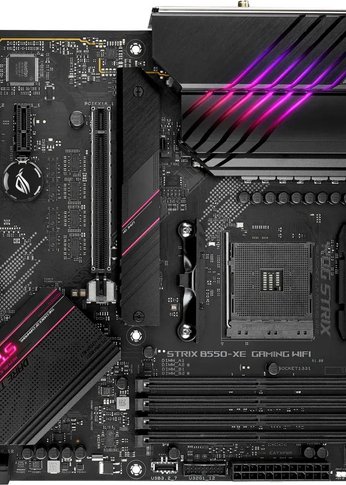 Материнская плата Asus ROG STRIX B550-XE GAMING WIFI Soc-AM4 AMD B550 4xDDR4 ATX AC`97 8ch(7.1) 2.5Gg RAID+HDMI+DP