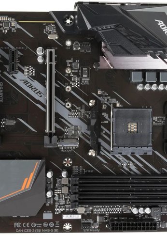 Материнская плата Gigabyte A520 AORUS ELITE Soc-AM4 AMD A520 4xDDR4 ATX AC`97 8ch(7.1) GbLAN RAID+DVI+HDMI