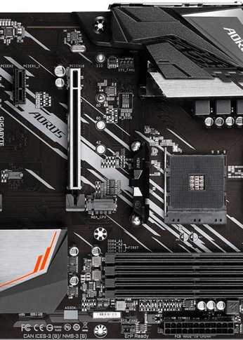 Материнская плата Gigabyte A520 AORUS ELITE Soc-AM4 AMD A520 4xDDR4 ATX AC`97 8ch(7.1) GbLAN RAID+DVI+HDMI