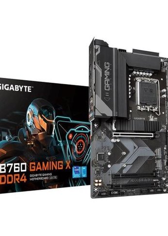 Материнская плата Gigabyte B760 GAMING X DDR4 Soc-1700 Intel B760 4xDDR4 ATX AC`97 8ch(7.1) 2.5Gg RA