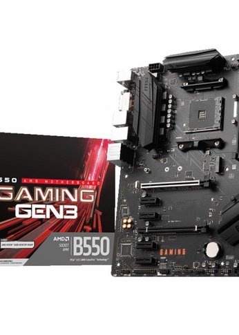 Материнская плата MSI B550 GAMING GEN3 Soc-AM4 AMD B550 4xDDR4 ATX AC`97 8ch(7.1) GbLAN RAID+DVI+HDMI