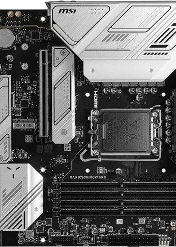 Материнская плата MSI MAG B760M MORTAR II Soc-1700 Intel B760 4xDDR5 mATX AC`97 8ch(7.1) 2.5Gg+HDMI+DP
