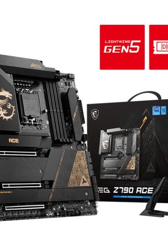 Материнская плата MSI MEG Z790 ACE Soc-1700 4xDDR5, 3xPCI-Ex16, 5xM.2, E-ATX