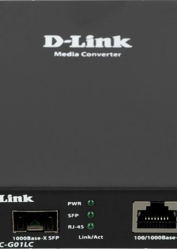 Медиаконвертер D-Link DMC-G01LC 100Base-TX/1000BASE-T Gig Eth