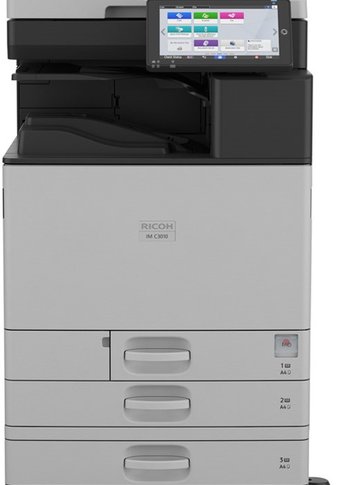 МФУ лазерное Ricoh IM C3010 A3, 30 стр/мин, автоподатчик/дуплекс/девелопер,PostScript, ,без/тонера, запуск АСЦ