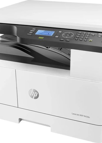 МФУ лазерный HP LaserJet Pro M438n (8AF43A) A3 Net белый/черный