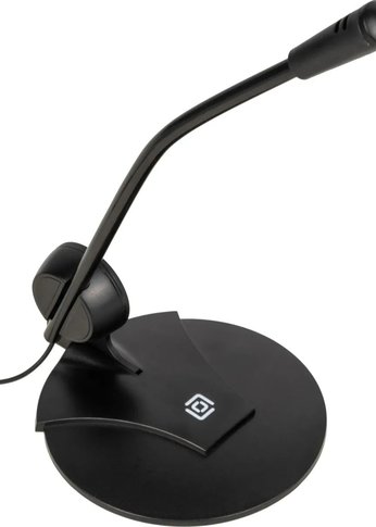 Микрофон Oklick MP-M009B 1.8м черный