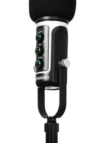 Микрофон SunWind SW-SM500G 1.8м черный
