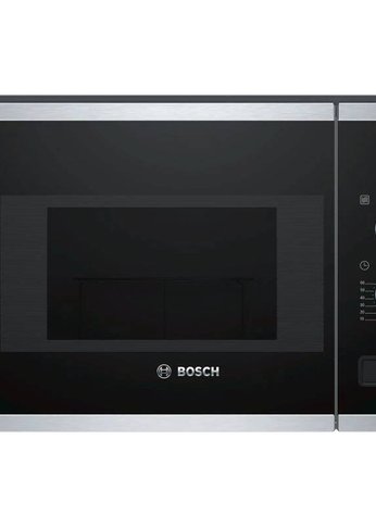 Микроволновая печь Bosch BFL520MS0 20л 800Вт черный/нержавеющая сталь (встраиваемая)