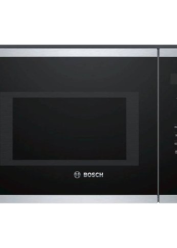 Микроволновая печь Bosch BFL554MS0 25л 900Вт нержавеющая сталь/черный (встраиваемая)