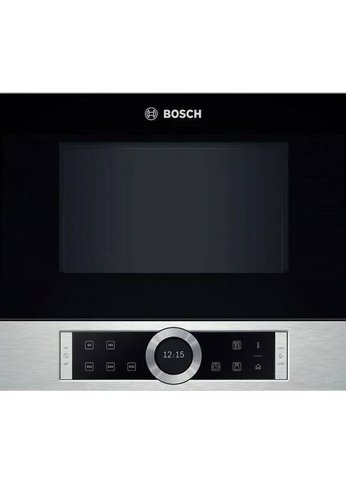 Микроволновая печь Bosch BFR634GS1 21л 900Вт черный/серебристый (встраиваемая)