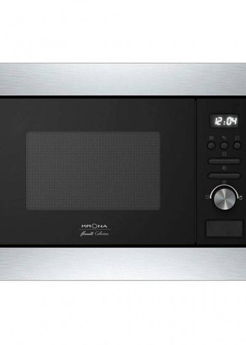 Микроволновая печь Krona Argento 60 IX 20л 800Вт нержавеющая сталь/черный (встраиваемая)