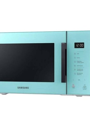 Микроволновая печь Samsung MG23T5018AN/BW 23л 800Вт мятный /черный