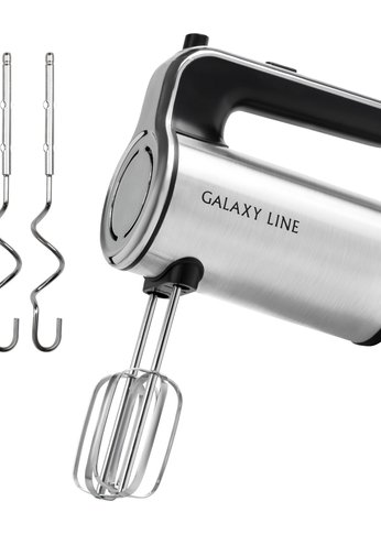 Миксер ручной Galaxy LINE GL2240 серебристый 450Вт