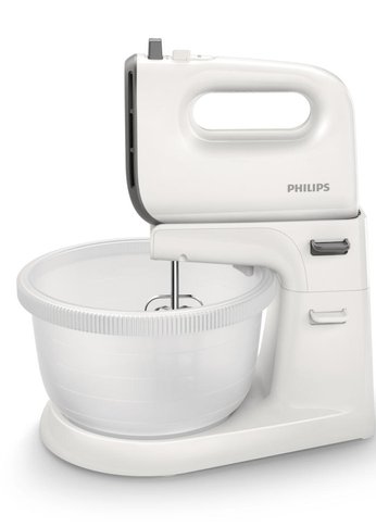 Миксер ручной Philips HR3745 450Вт белый/серый