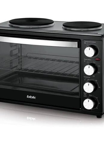 Мини-печь BBK OE3071M-2P черный 30л 1500Вт