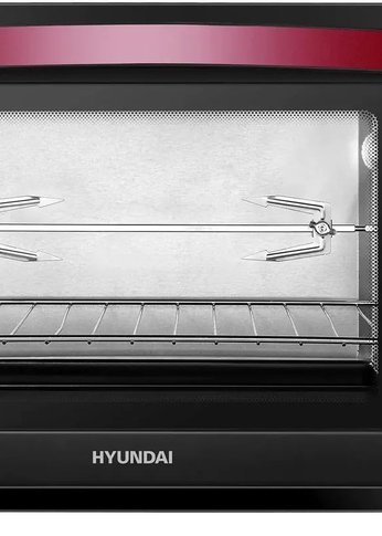 Мини-печь Hyundai MIO-HY102 50л. 2000Вт черный/красный