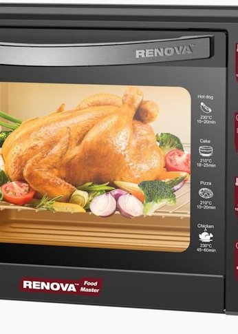 Мини-печь Renova MO-40GFLTB1 40л 1600Вт черный