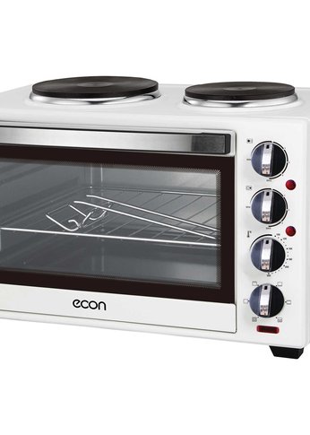 Мини-печь с плитой Econ ECO-GP3221MO белый 32л 1600т