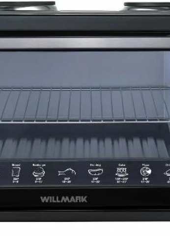 Мини-печь с плитой Willmark WHO-588B 45л 3350Вт черный