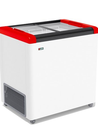 МК ларь GELLAR FG 250 C красный