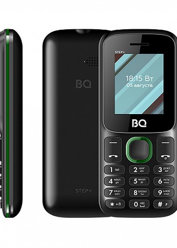 Мобильный телефон BQ 1848 Step+ Black+Green