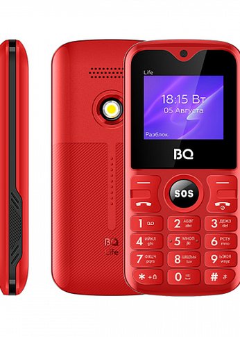 Мобильный телефон BQ 1853 Life Red+Black