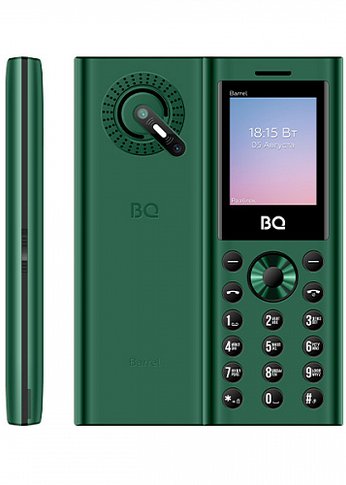 Мобильный телефон BQ 1858 Barrel Green+Black