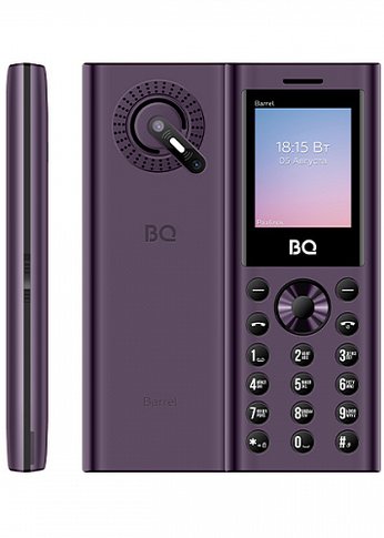 Мобильный телефон BQ 1858 Barrel Purple+Black