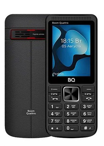 Мобильный телефон BQ 2455 Boom Quattro Black