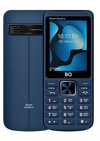 Мобильный телефон BQ 2455 Boom Quattro Blue