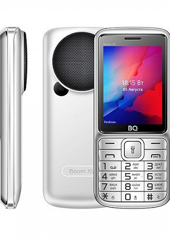 Мобильный телефон BQ 2810 BOOM XL серебристый