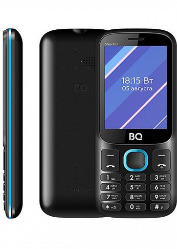 Мобильный телефон BQ 2820 Step XL+ Black+Blue