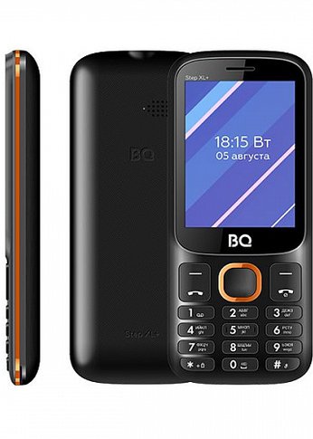 Мобильный телефон BQ 2820 Step XL+ Black+Orange