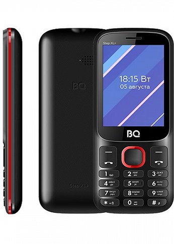 Мобильный телефон BQ 2820 Step XL+ Black+Red