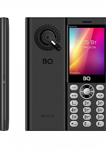 Мобильный телефон BQ 2832 Barrel XL Black+Silver