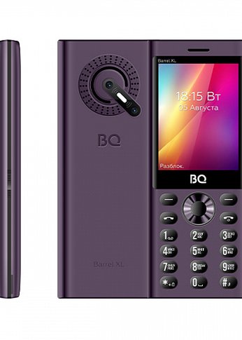 Мобильный телефон BQ 2832 Barrel XL Purple+Black