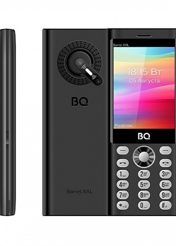 Мобильный телефон BQ 3598 Barrel XXL Black+Silver