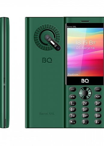 Мобильный телефон BQ 3598 Barrel XXL Green+Black