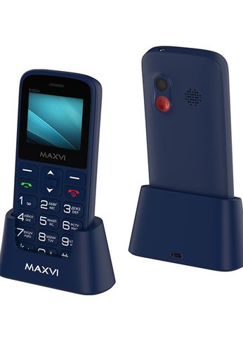 Мобильный телефон Maxvi B100ds blue