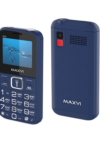 Мобильный телефон Maxvi B200 blue