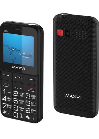 Мобильный телефон Maxvi B231 black