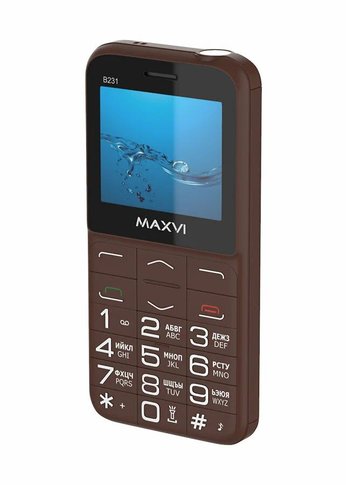 Мобильный телефон Maxvi B231 brown