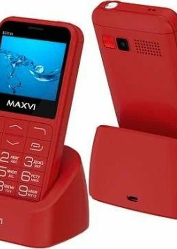 Мобильный телефон Maxvi B231 ds red