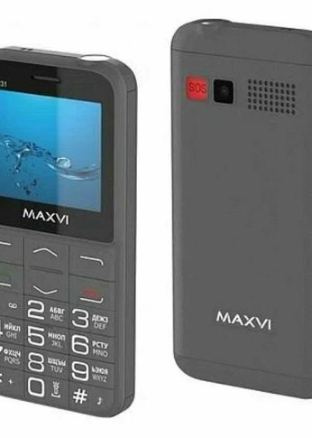 Мобильный телефон Maxvi B231 gray