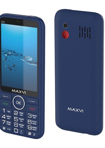 Мобильный телефон Maxvi B35 blue