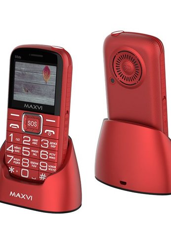 Мобильный телефон Maxvi B5ds red